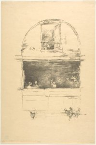De smederij, Passage du Dragon door James Abbott McNeill Whistler