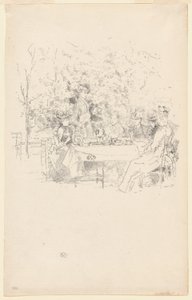 De Tuin door James Abbott McNeill Whistler