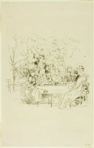 De Tuin door James Abbott McNeill Whistler