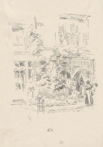 De tuinveranda door James Abbott McNeill Whistler