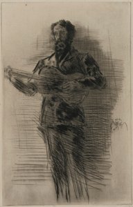 De Gitaarspeler door James Abbott McNeill Whistler