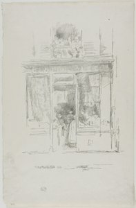 De Wasvrouw: "La Blanchisseuse de la place Dauphine" door James Abbott McNeill Whistler