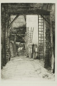 De kalkbrander door James Abbott McNeill Whistler