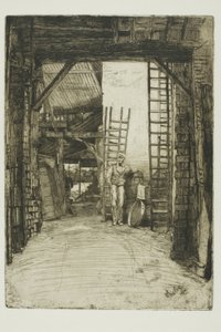 De kalkbrander door James Abbott McNeill Whistler