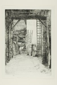 De Kalkbrander door James Abbott McNeill Whistler
