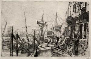 Het Limehouse door James McNeill Whistler