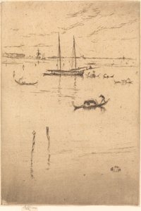 De Kleine Lagune door James Abbott McNeill Whistler