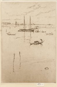 De kleine lagune door James Abbott McNeill Whistler
