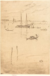 De kleine lagune door James Abbott McNeill Whistler