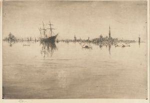 De kleine mast door James Abbott McNeill Whistler