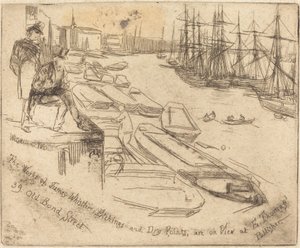 Het kleine zwembad door James Abbott McNeill Whistler