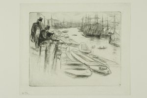De kleine vijver door James Abbott McNeill Whistler