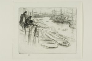 Het kleine zwembad door James Abbott McNeill Whistler