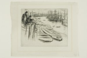 Het kleine zwembad door James Abbott McNeill Whistler