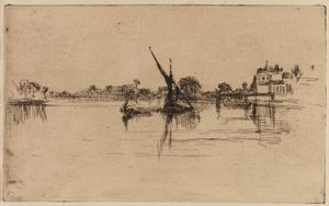 De Kleine Putney door James Abbott McNeill Whistler