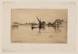 De Kleine Putney door James Abbott McNeill Whistler
