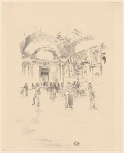 De Lange Galerij, Louvre door James Abbott McNeill Whistler