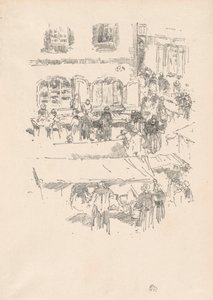 De Markt, Vitré door James McNeill Whistler