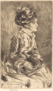 De Muff door James Abbott McNeill Whistler