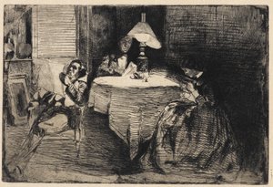 De muziekkamer door James Abbott McNeill Whistler