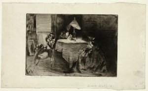 De muziekkamer door James Abbott McNeill Whistler