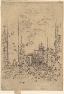 De Piazzetta door James Abbott McNeill Whistler
