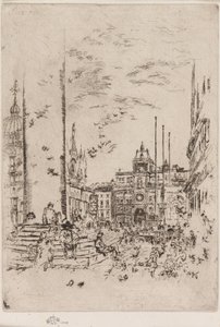 De Piazzetta door James Abbott McNeill Whistler