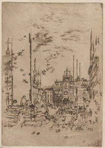 De Piazzetta door James Abbott McNeill Whistler