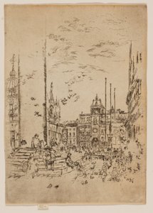 De Piazzetta door James Abbott McNeill Whistler