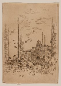 De Piazzetta door James McNeill Whistler