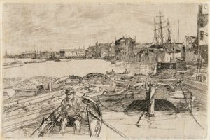 Het Zwembad door James Abbott McNeill Whistler