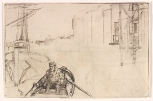 Het zwembad door James Abbott McNeill Whistler