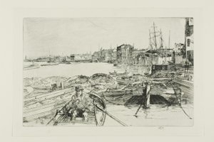 Het zwembad door James Abbott McNeill Whistler