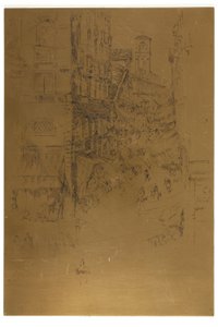 De Rialto door James Abbott McNeill Whistler