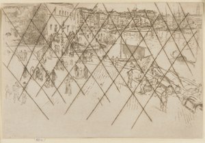 De Riva door James Abbott McNeill Whistler