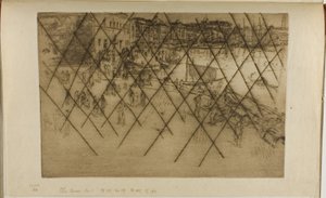 De Riva door James Abbott McNeill Whistler