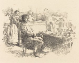 De Schoenmaker door James Abbott McNeill Whistler