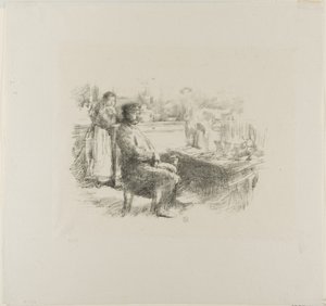 De schoenmaker door James Abbott McNeill Whistler