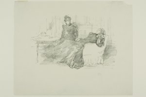 De Zusters door James Abbott McNeill Whistler
