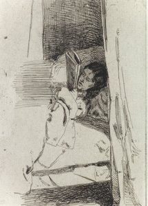 De pantoffel door James Abbott McNeill Whistler