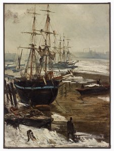 De Theems in het IJs door James Abbott McNeill Whistler