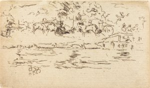 Het Sleeppad door James Abbott McNeill Whistler