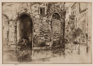 De Twee Deuren door James Abbott McNeill Whistler