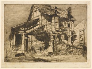 Het onveilige huurhuis door James Abbott McNeill Whistler