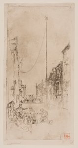 De Venetiaanse mast door James Abbott McNeill Whistler