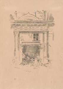 De smeden, Impasse des Carmélites door James McNeill Whistler