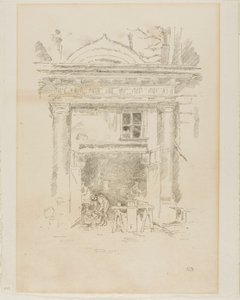 De smeden, Impasse des Carmélites door James McNeill Whistler