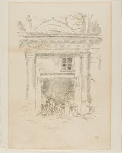 De smeden, Impasse des Carmélites door James Abbott McNeill Whistler