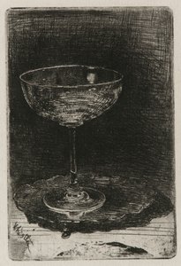 Het Wijnglas door James Abbott McNeill Whistler