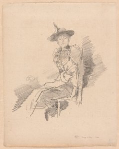 De gevleugelde hoed door James Abbott McNeill Whistler
